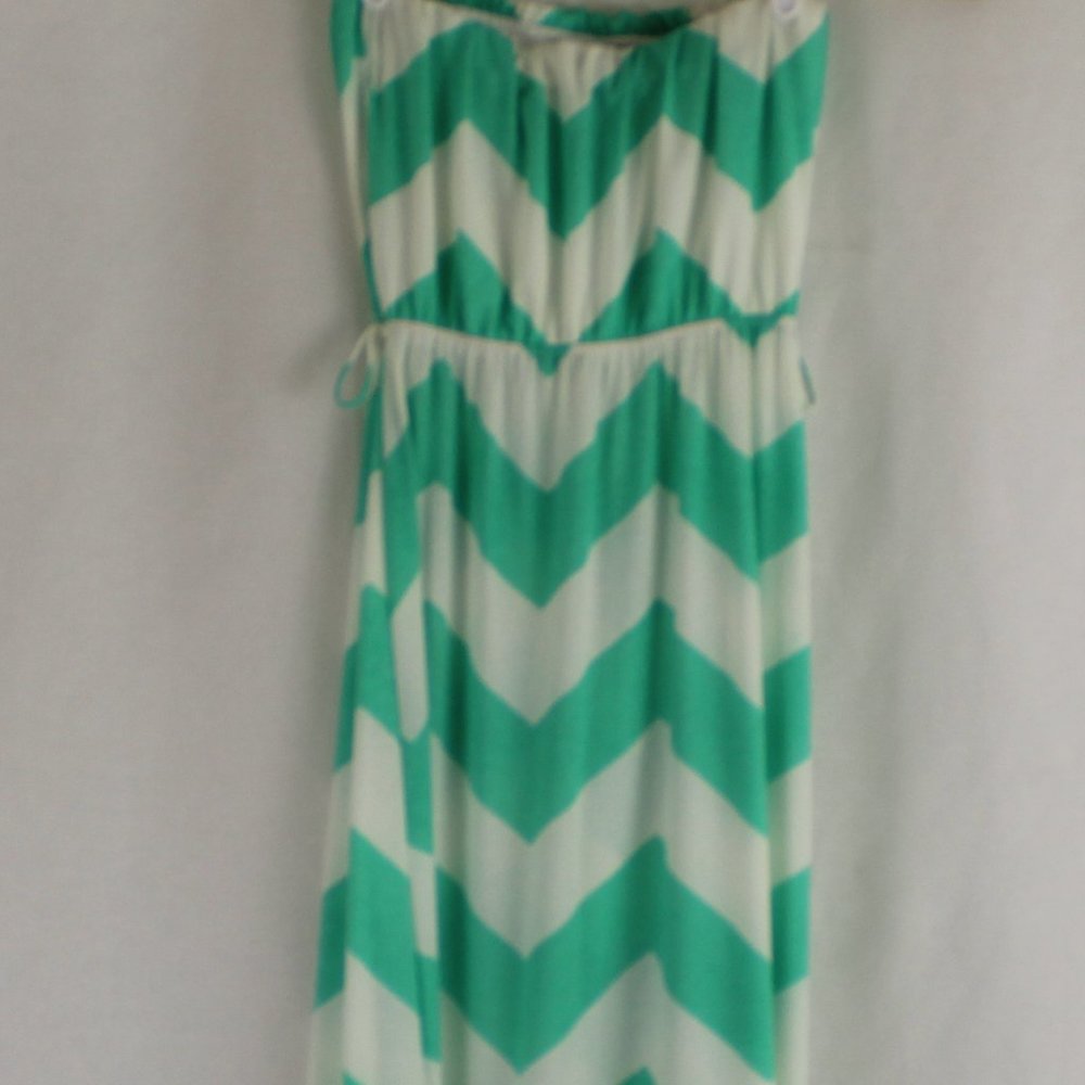 green white dress